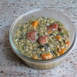 Lima Bean, Barley and Vegetable Soup