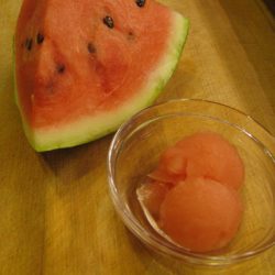 Watermelon Lime Sorbet