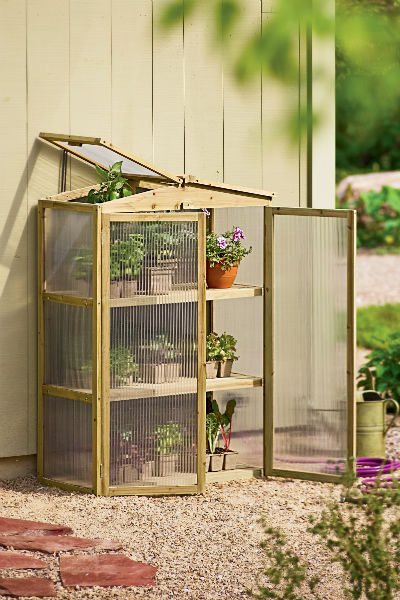 to build a mini greenhouse