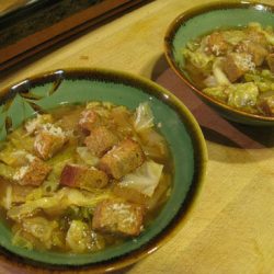 Cabbage and Caramelized Onion Soup