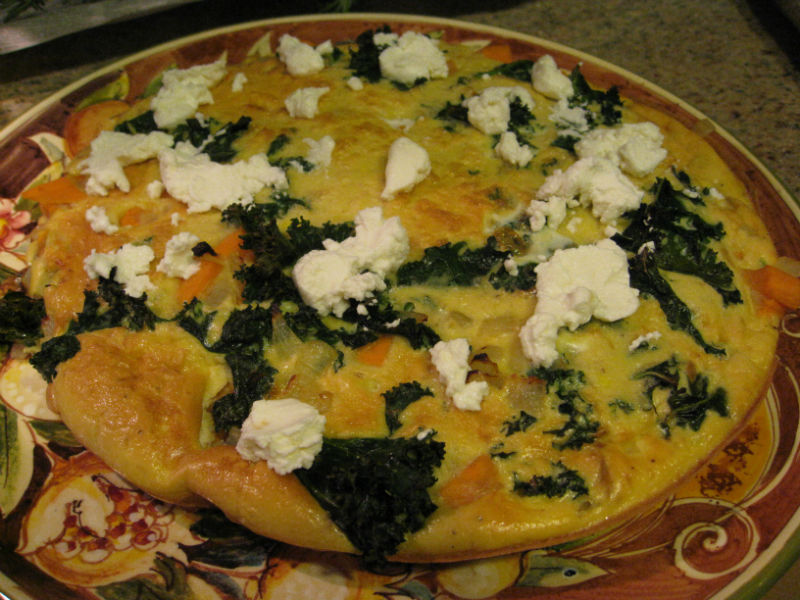 Read more about the article Sweet Potato & Kale Frittata with Goat Cheese