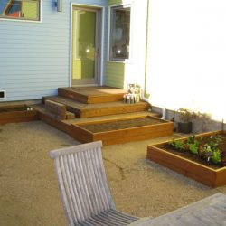 Completed garden with cool season crops planted. We left room for warm season crops, which will be planted next month. 