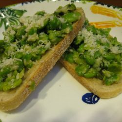 Recipe: Fava Bean Crostini