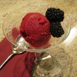 Using the Abundance: Blackberry Sorbet