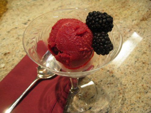 Read more about the article Using the Abundance: Blackberry Sorbet
