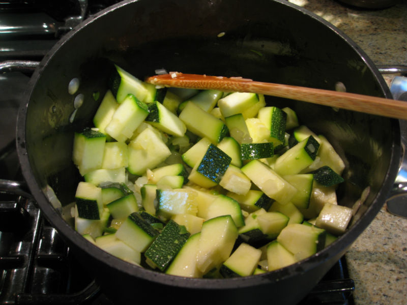 zucchini cooking