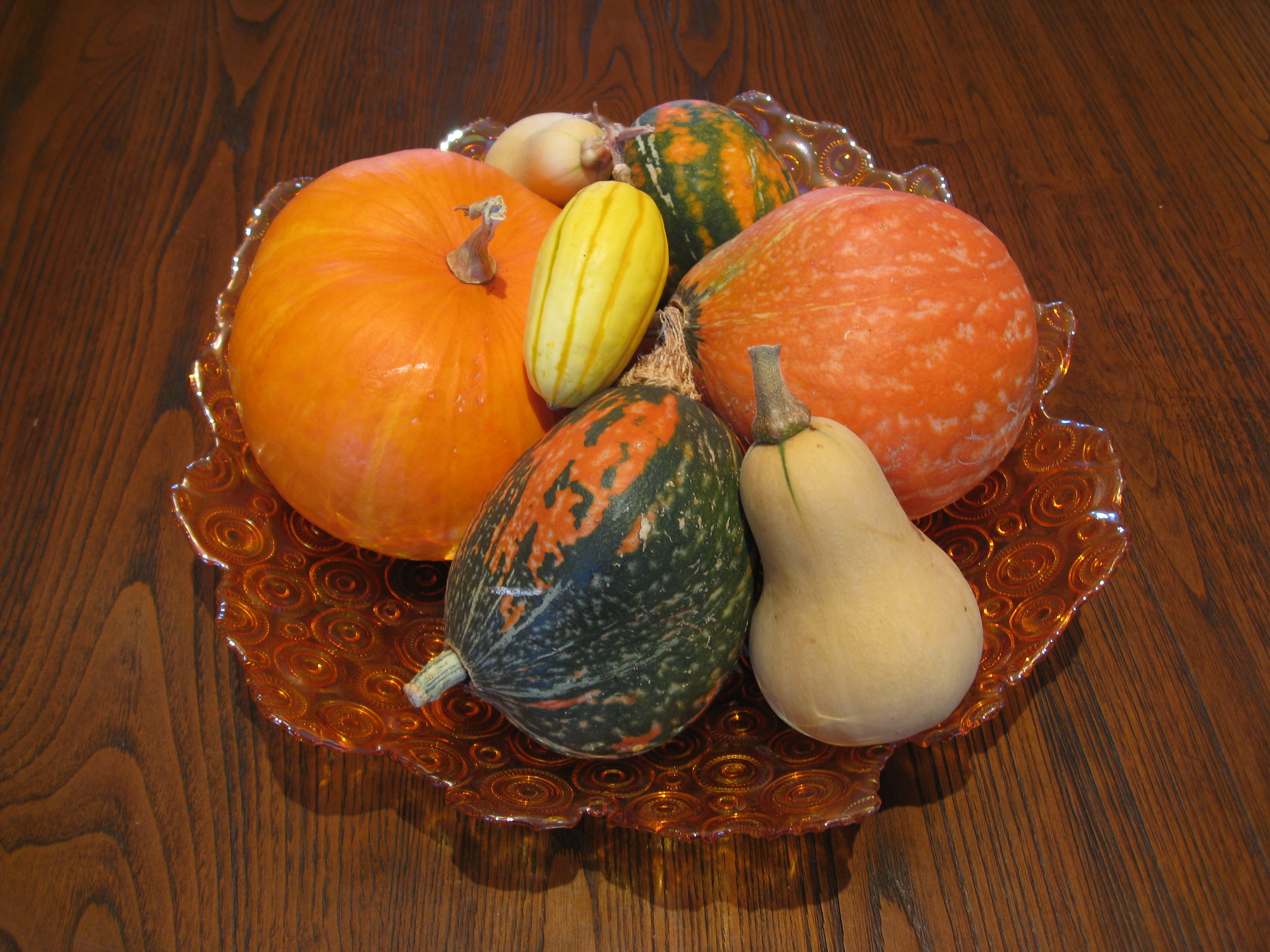 Small squash makes a great centerpiece