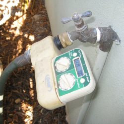 This digital drip timer hooks up to any spigot