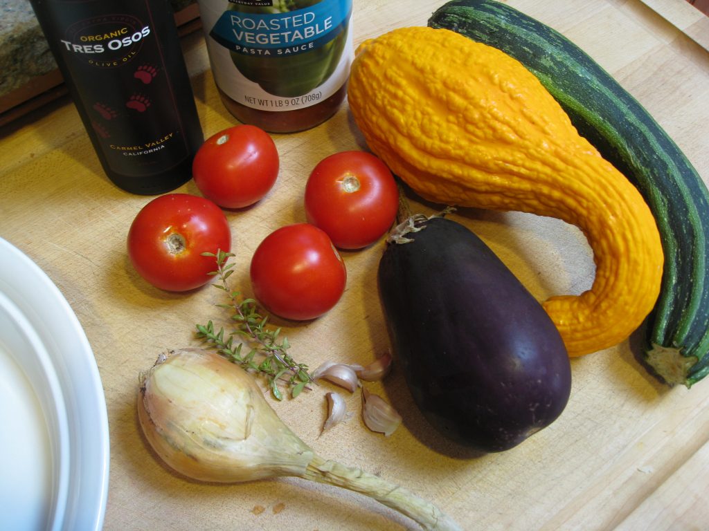 Ratatoulle ingredients