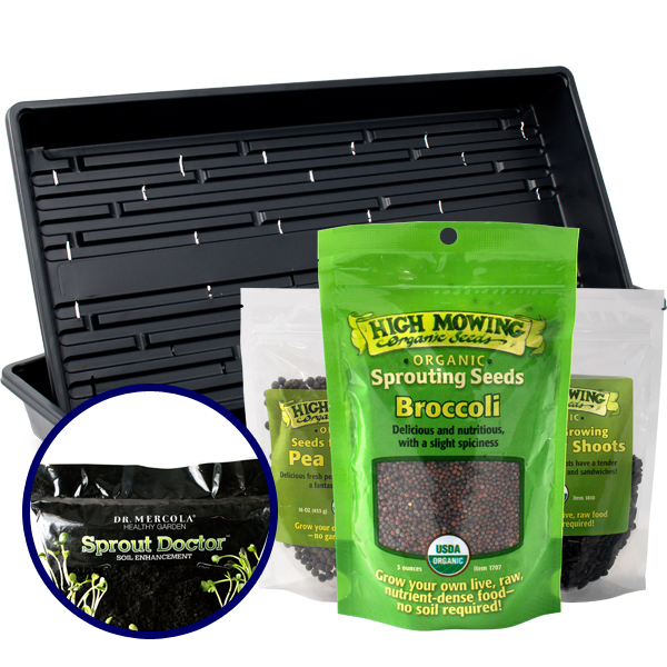 Dr. Mercola's Sprout Doctor Sprouting Kit. Get 3 with our giveaway!