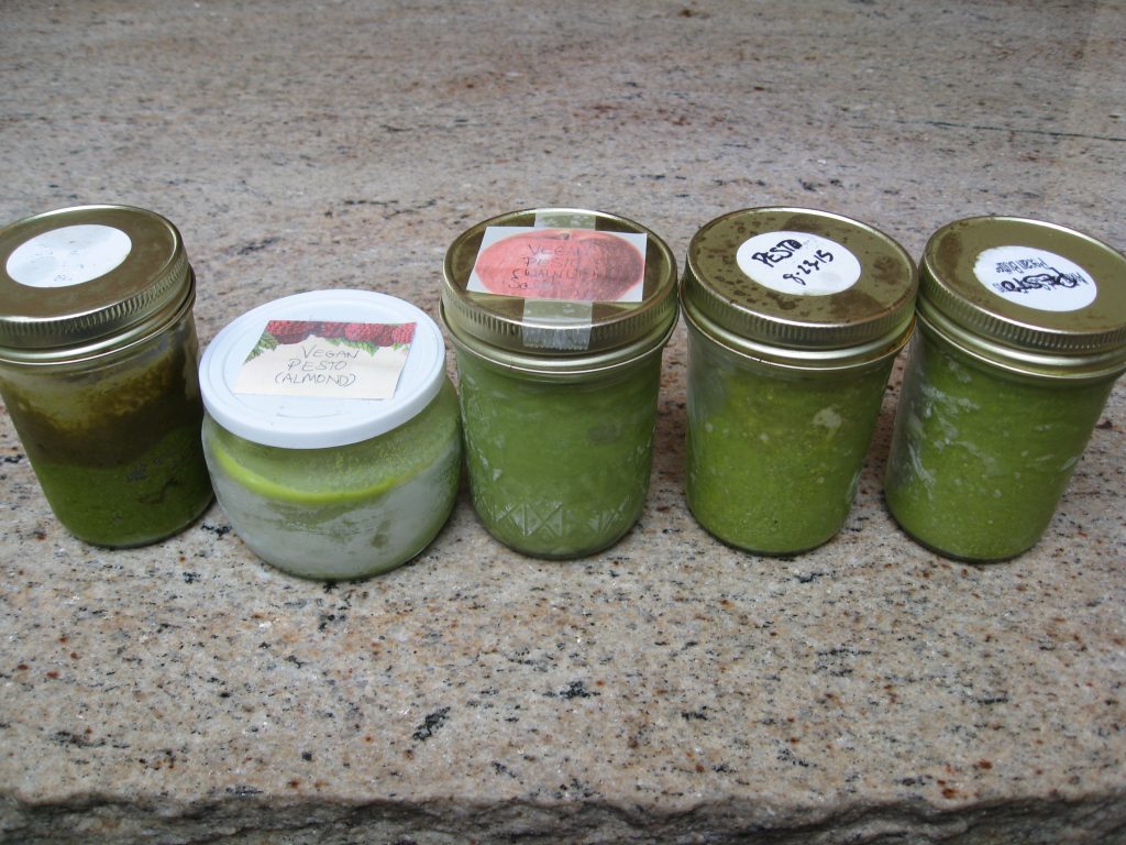 homemade pesto