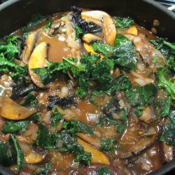 Recipe: Portobello Mushroom and Kale Stroganoff