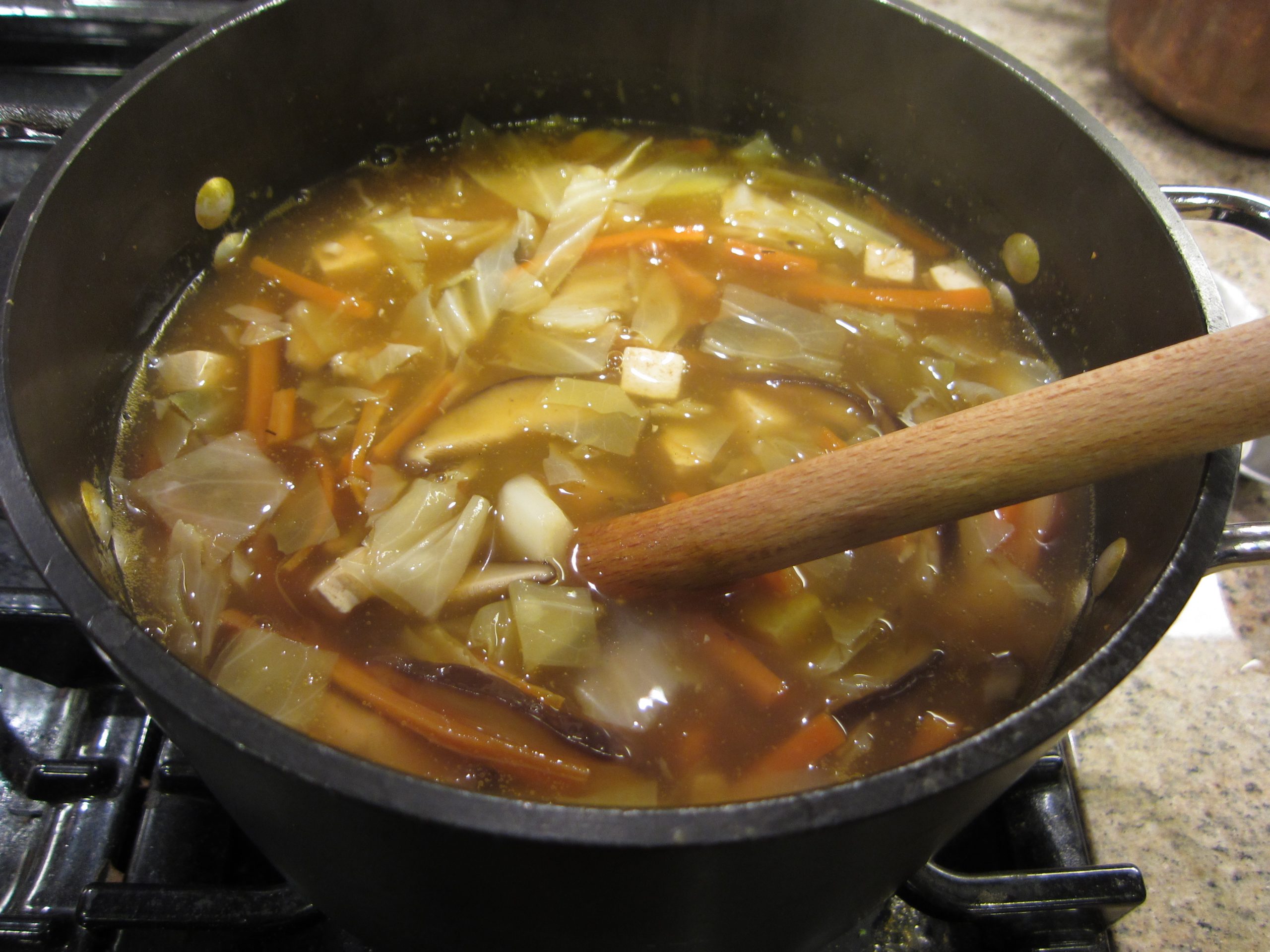 You are currently viewing Recipe: Cabbage Hot and Sour Soup