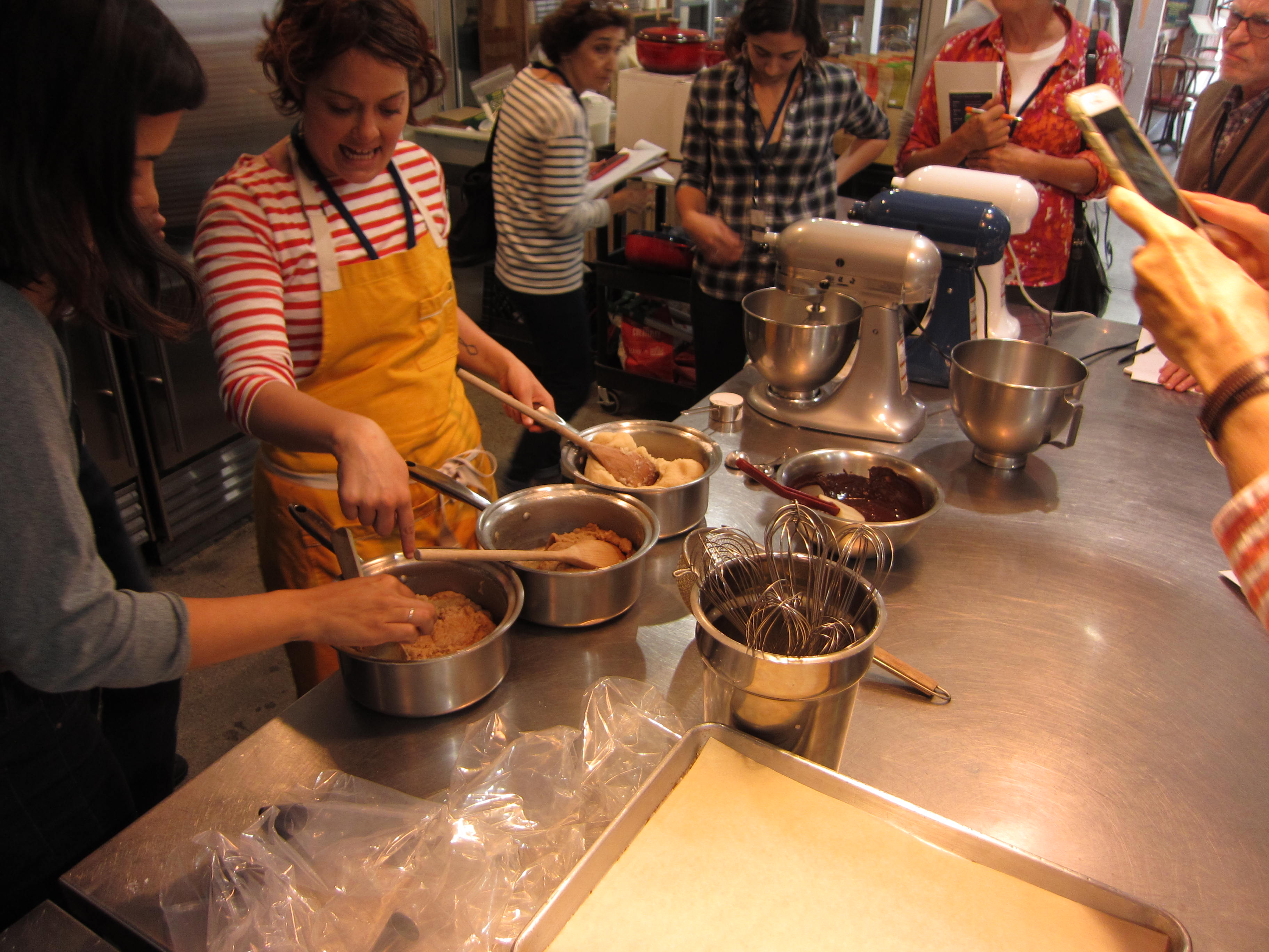 Rose Lawrence coaches us on baking with 3 different whole grains. 