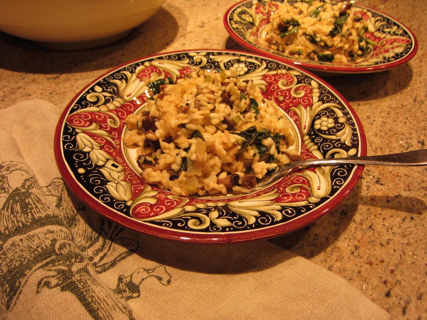 Recipe: Tuscan Kale Risotto with Mushrooms and Rosemary - Gardenerd