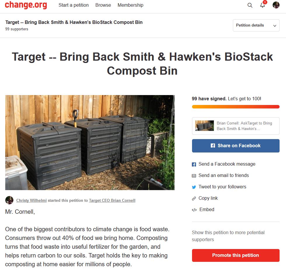 Help Bring Back the BioStack Compost Bin - Gardenerd