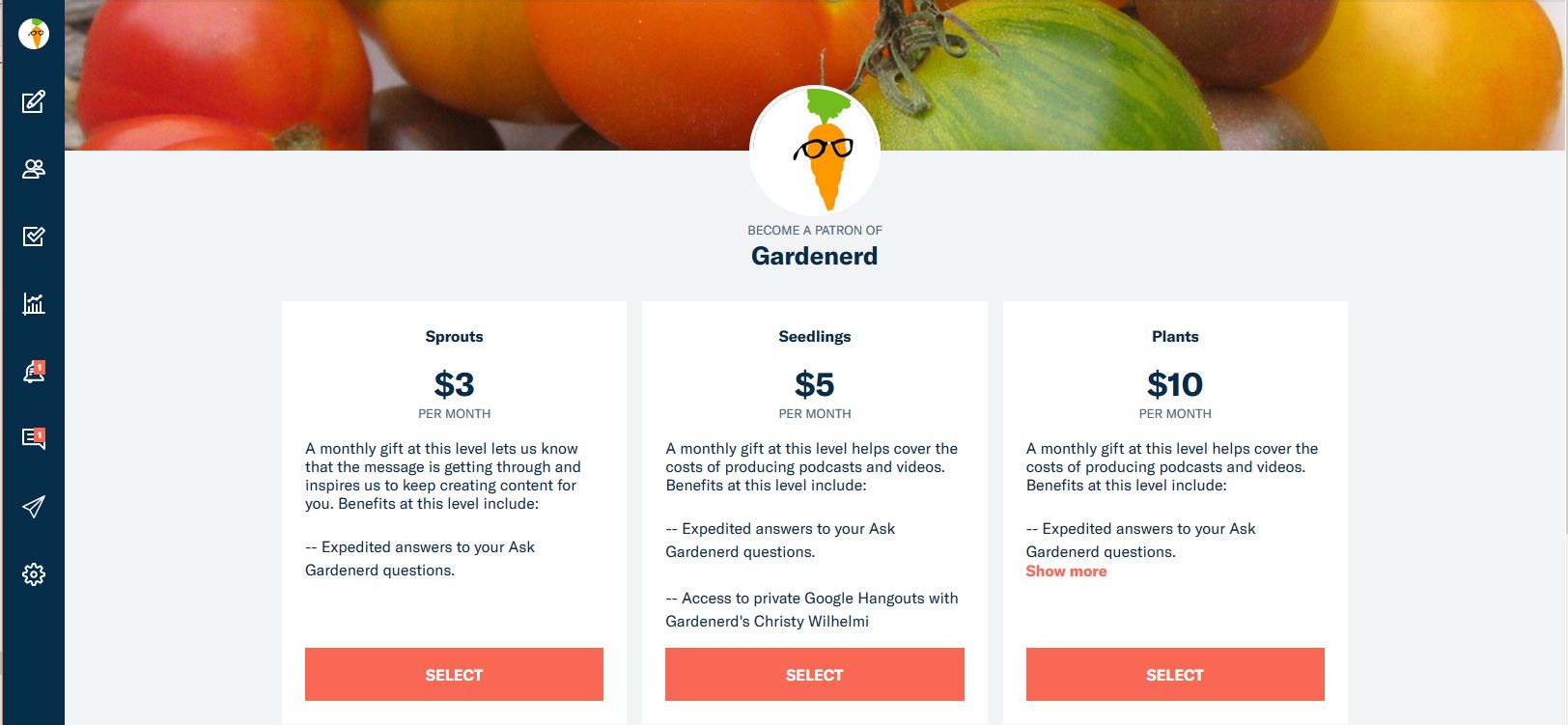 You are currently viewing Become a Patron of Gardenerd with Patreon