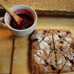 Recipe: Blackberry Polenta Cake