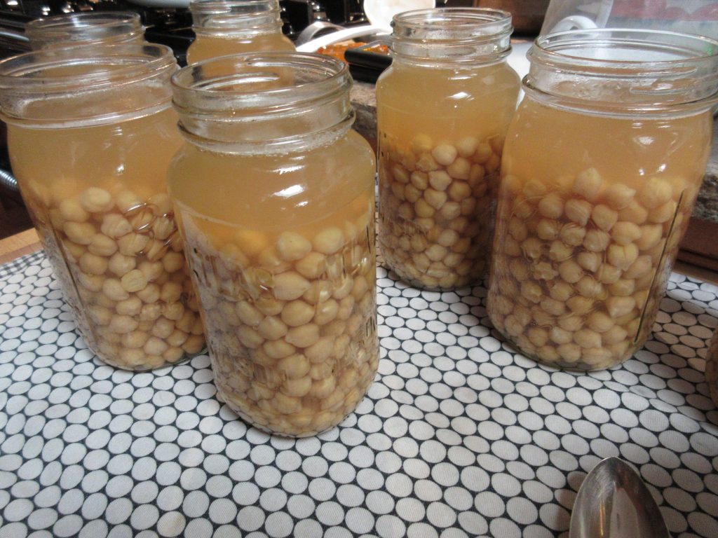 Pressure canning chick peas