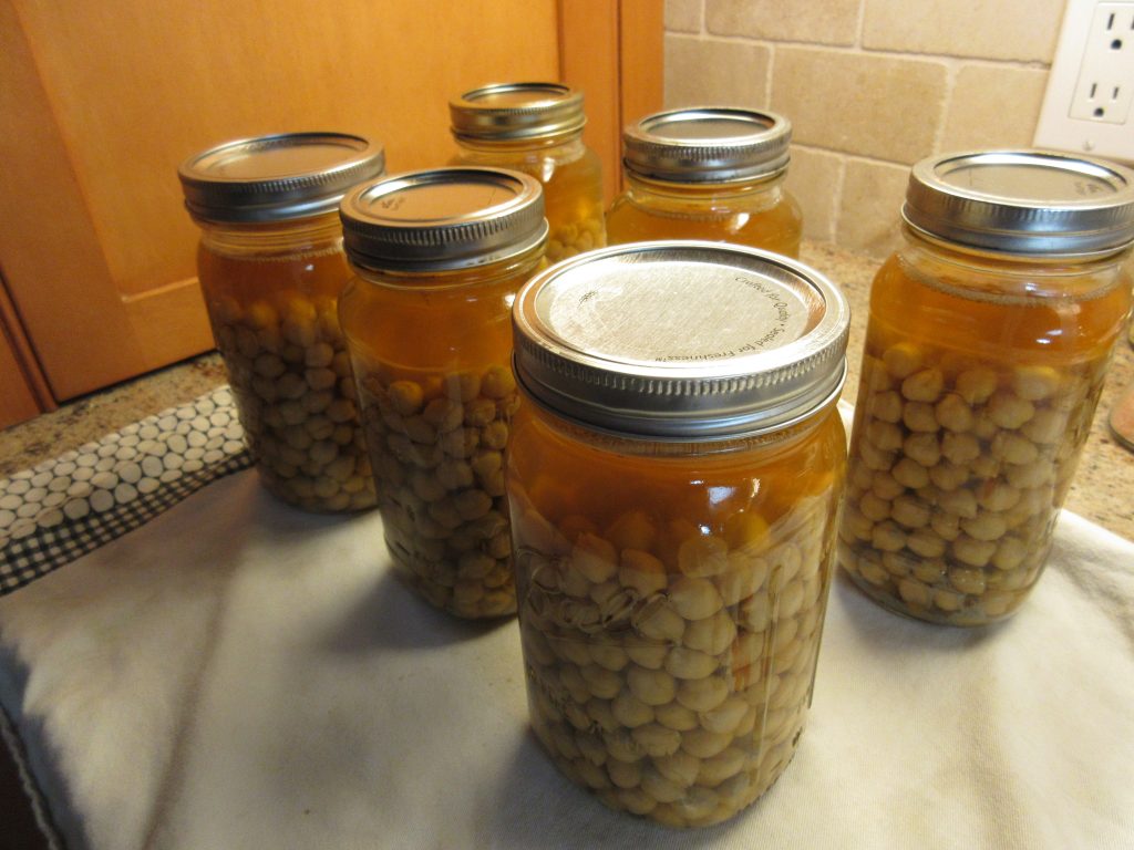 pressure canning finished beans