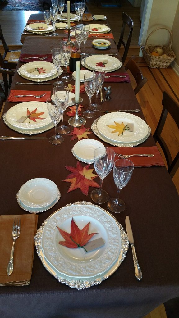 Thanksgiving Table decorations