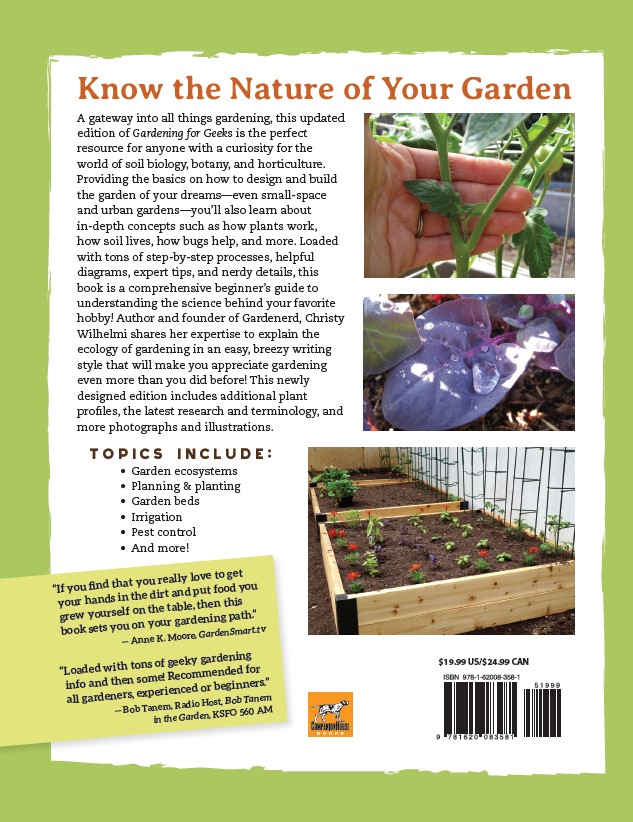 Gardening for Geeks back cover