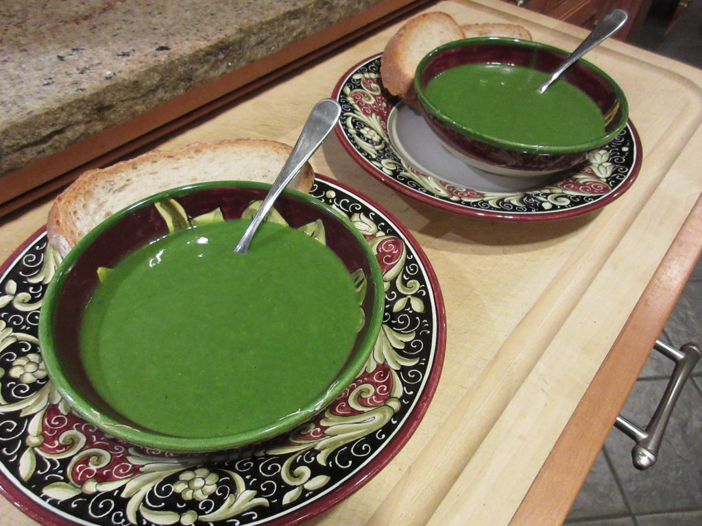 Stinging nettle soup