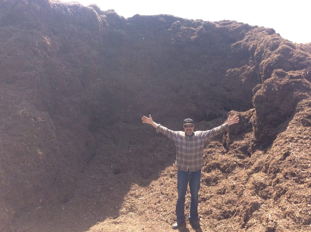 Eric Verbalowsky compost pile