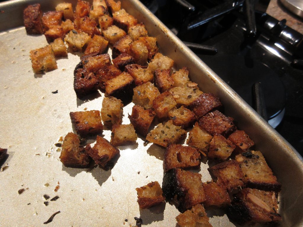 Tomato Crouton Casserole