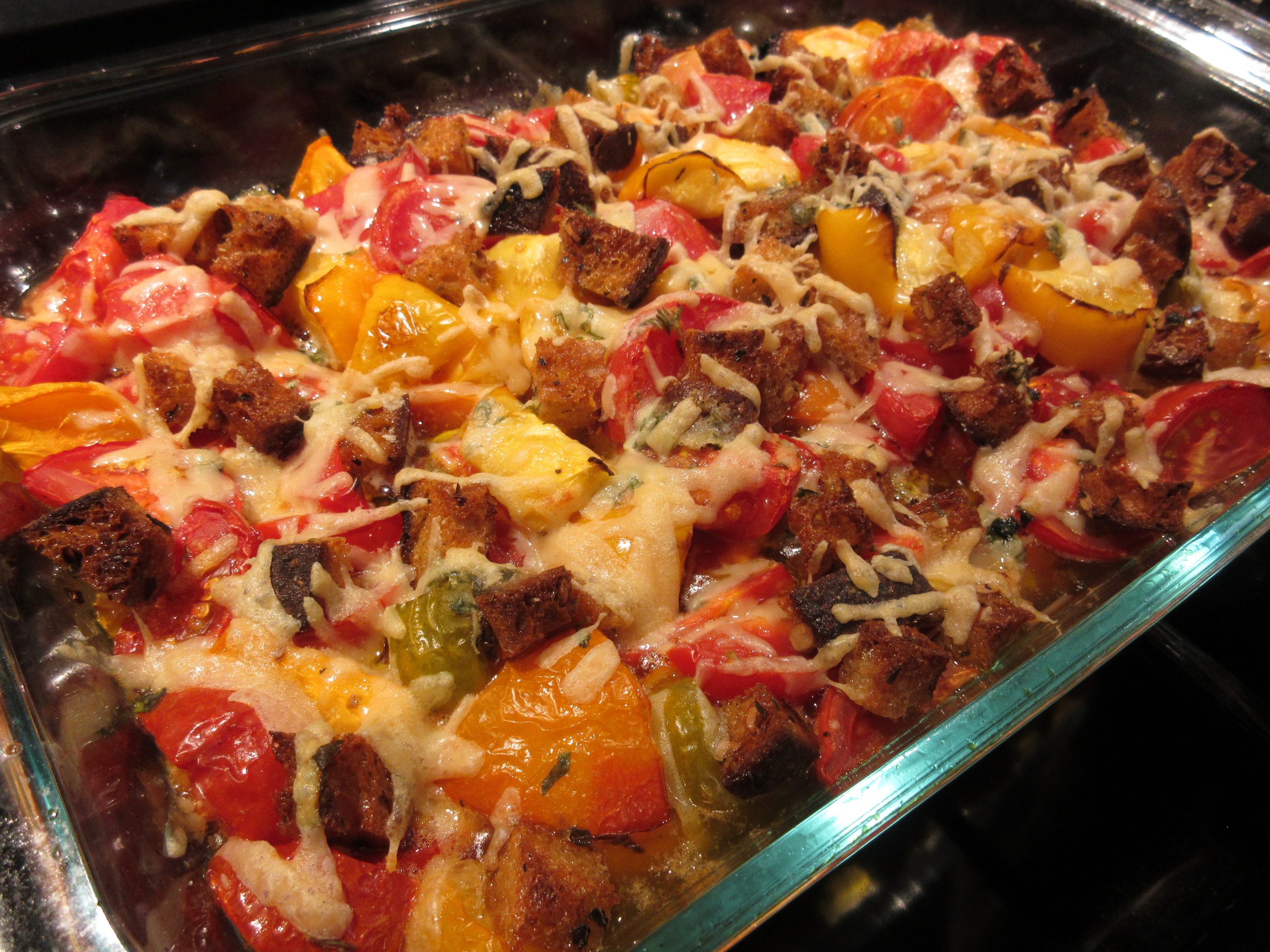 You are currently viewing Recipe: Tomato Crouton Casserole