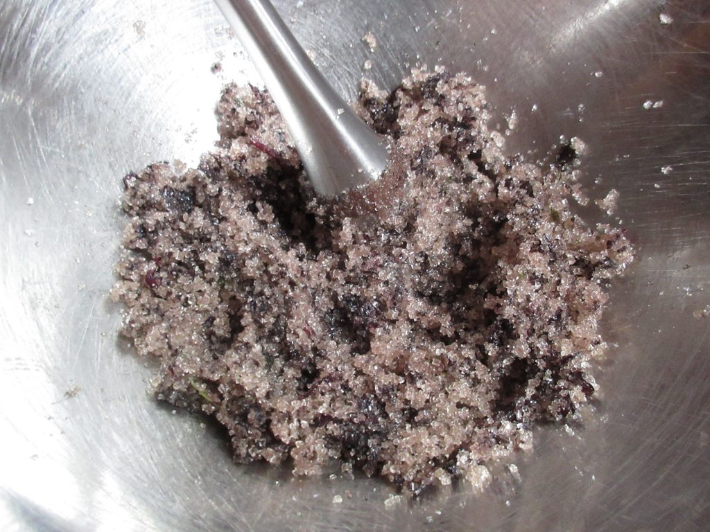 Sugar basil mixture