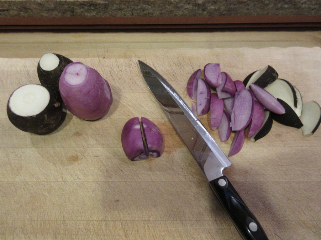 Black Spanish Bora King Radishes