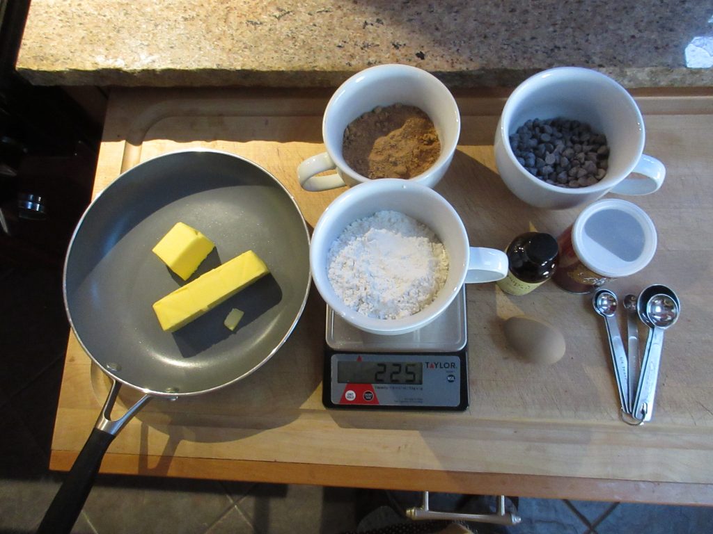 chocolate chip pan cookie ingredients