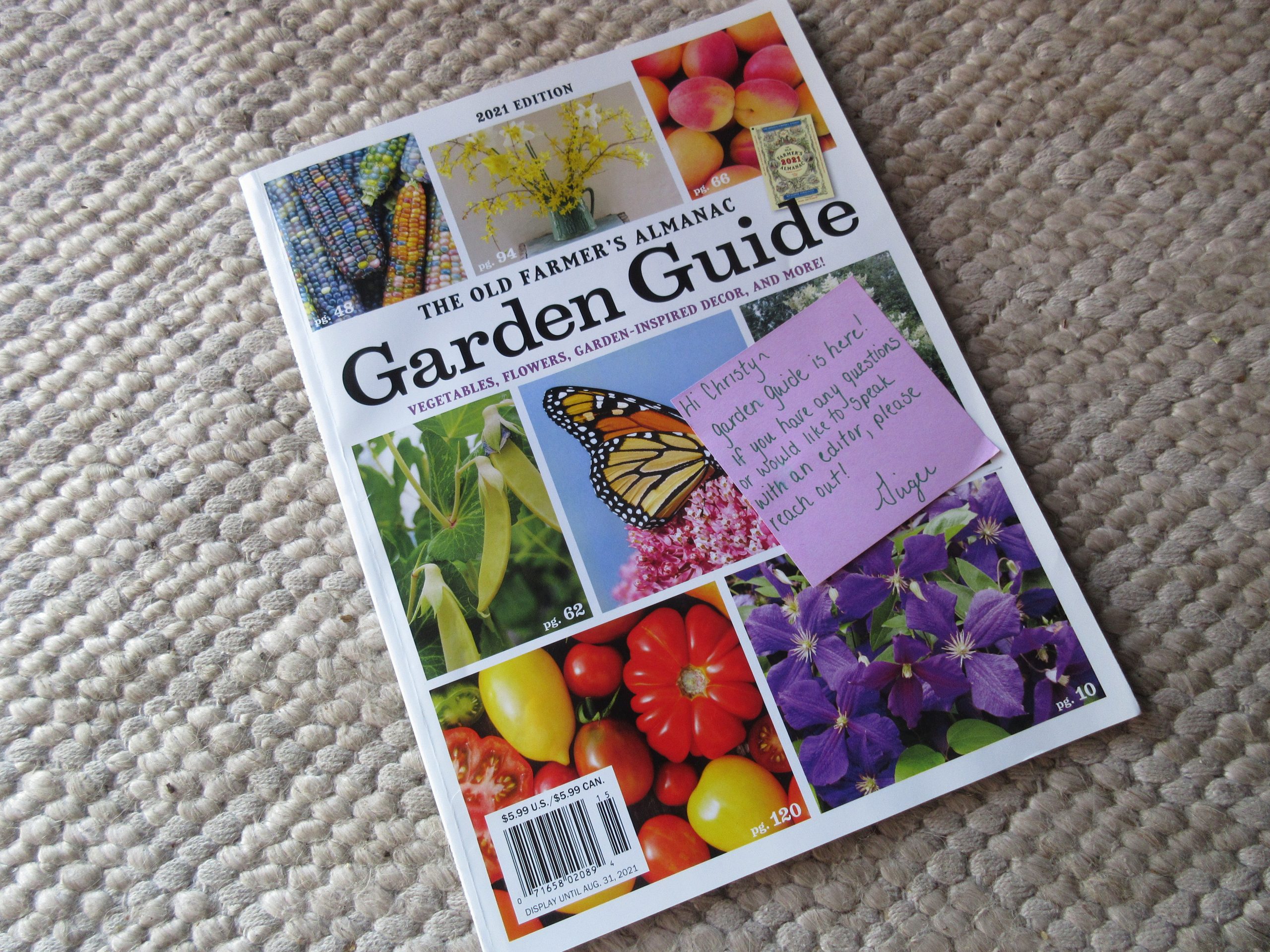 Read more about the article Review: The Old Farmer’s Almanac 2021 Garden Guide