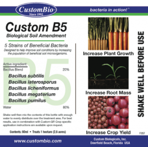 Custom Biologicals: Custom B5