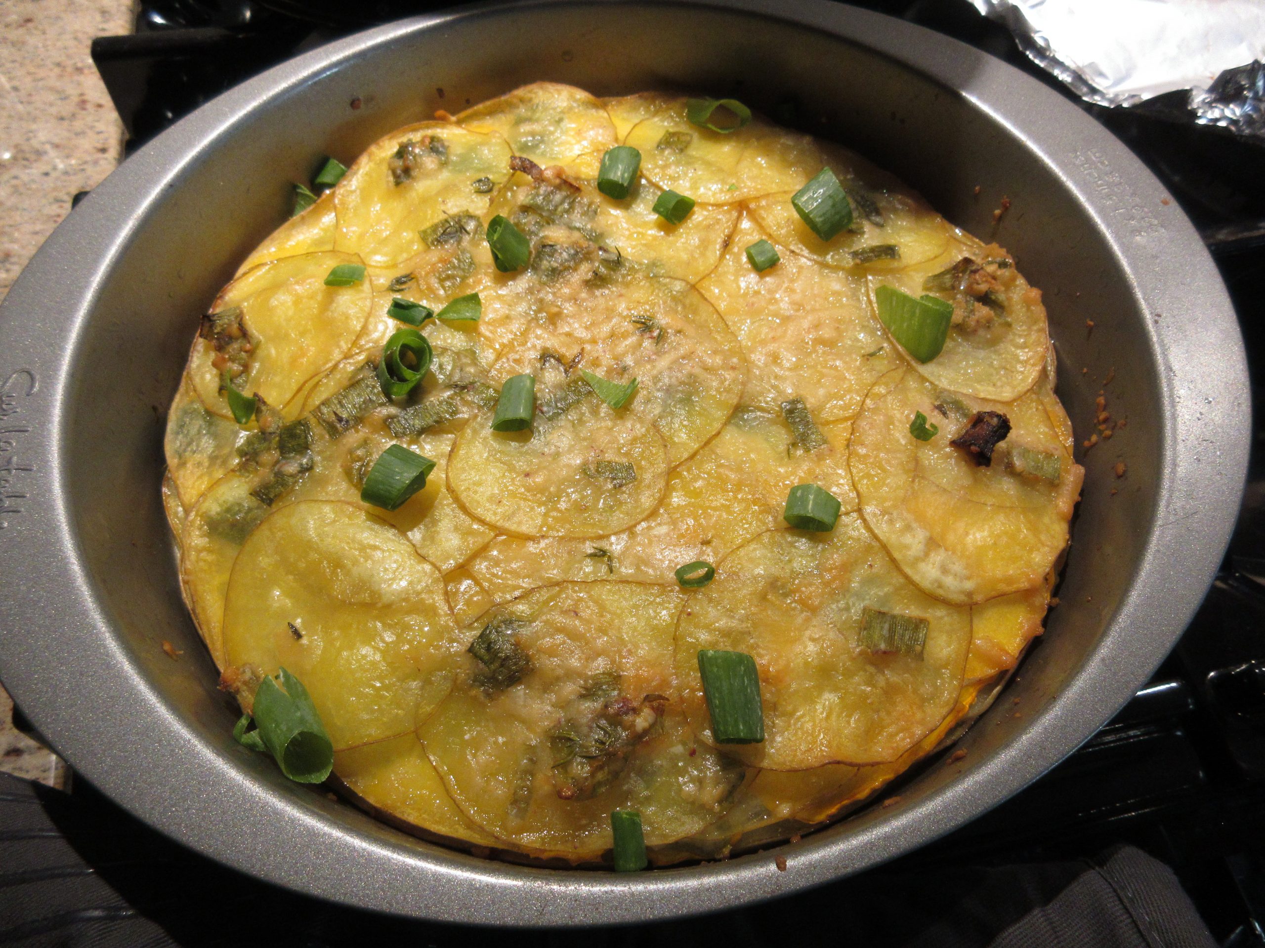 You are currently viewing Recipe: Herbed Summer Squash and Potato Torte with Parmesan