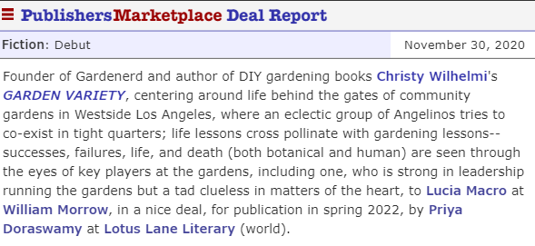 GV Publishers marketplace announcement